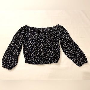 Brandy Melville Maura Off Shoulder Cropped Top